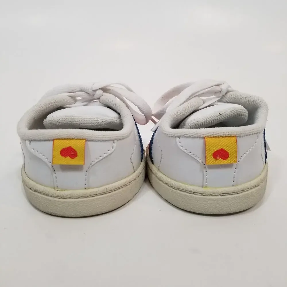 Build-A-Bear Workshop White Red Blue Sneakers